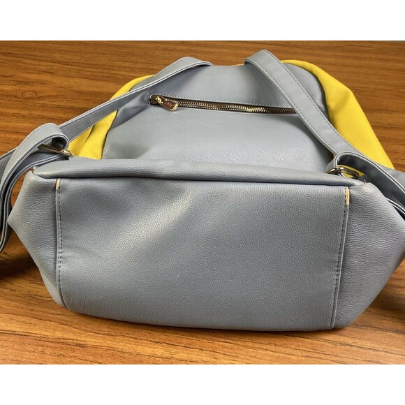 Nicole Lee USA Nikky Fashion Backpack Enjoy Every Moment Medium Faux Leather Zip - Picture 11 of 16